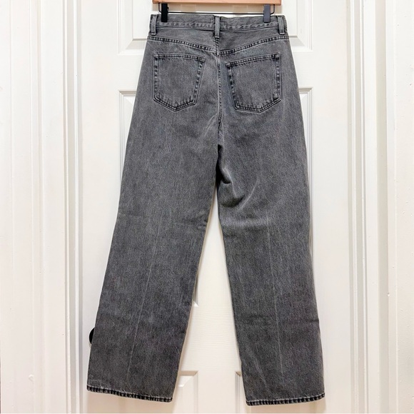 Uniqlo Wide Straight Jeans Gray Wash Size 26 (66 cm) - Picture 4 of 10